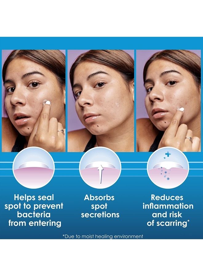 Overnight Spot Patches, Advanced Healing Hydrocolloid Acne Pimple Treatment, Blemish Spot Stickers for Face, 18 count