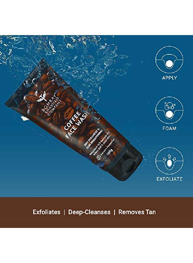 Coffee Face Wash For Men Women (Pack Of 2) Deepcleanses Detans Blackhead Removal | Made In India