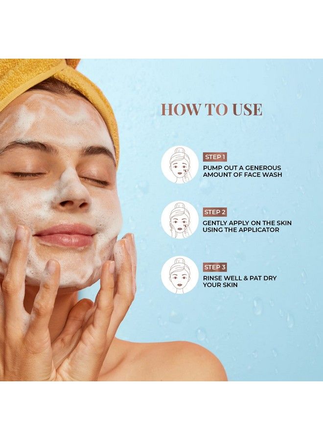 Brightening Foaming Face Wash With Vitamin C Papaya And Lemon For Dark Spot Reduction And Clear Skin 100Ml
