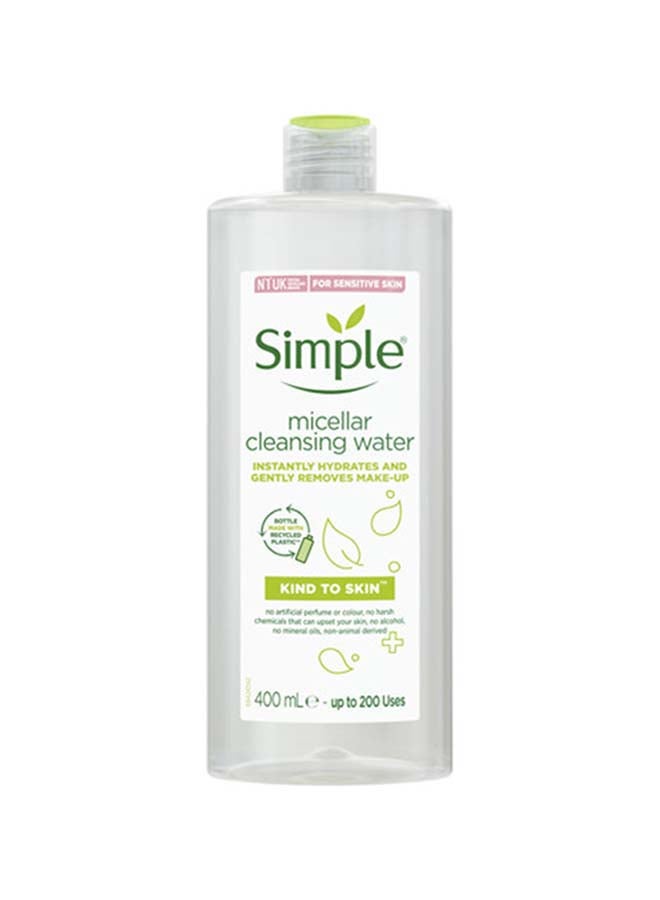 Cleansing Water For Sensitive Skin Micellar Instantly Hydrating Makeup Remover 400ml