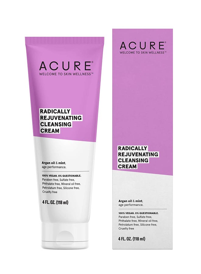 Rejuvenating Cleansing Cream Purple and White 4ounce