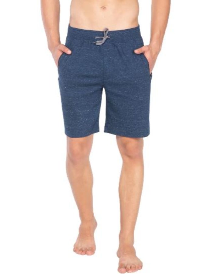 Straight Fit Shorts Blue