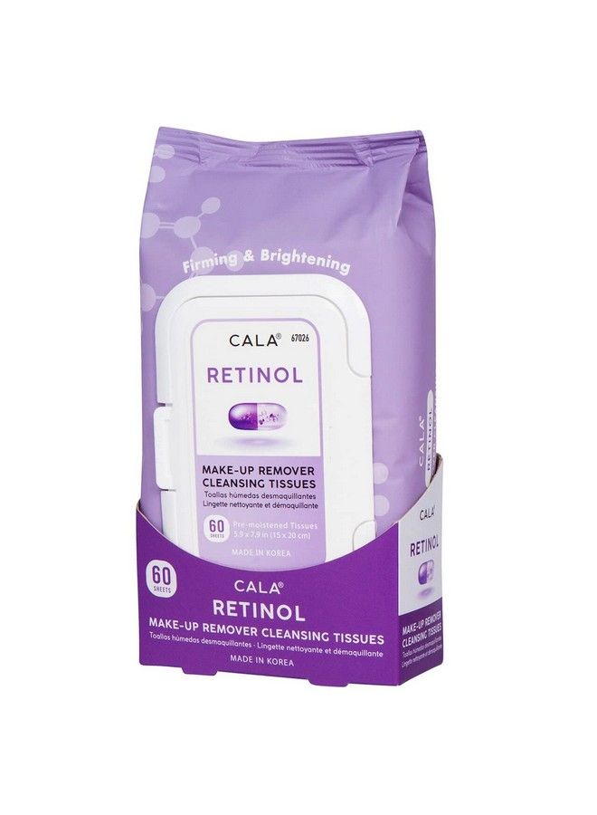 Retinol Makeup Remover Cleansing Tissues 60 Count 60 Count