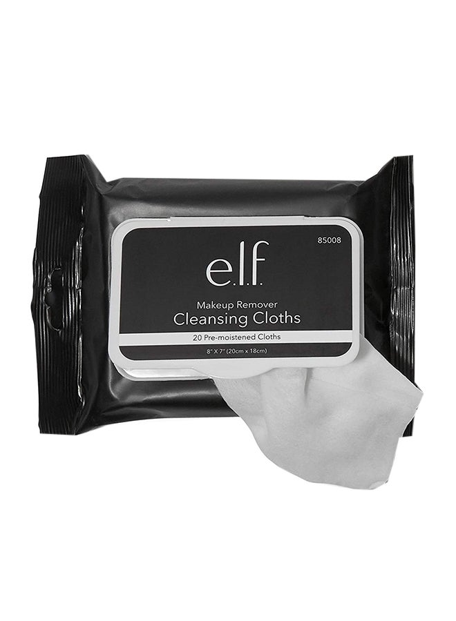 Pack of 2 Makeup Remover Cleansing Cloth White 8 x 7inch