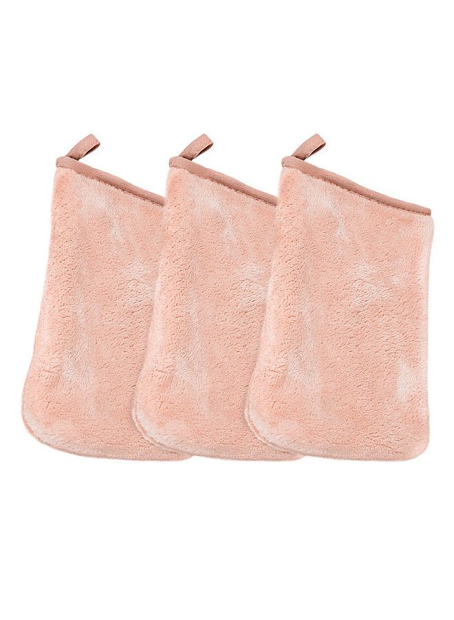 Microfiber Wash Cloth And Makeup Removal Facial Cleansing Cleaning Mitt 3 Pack