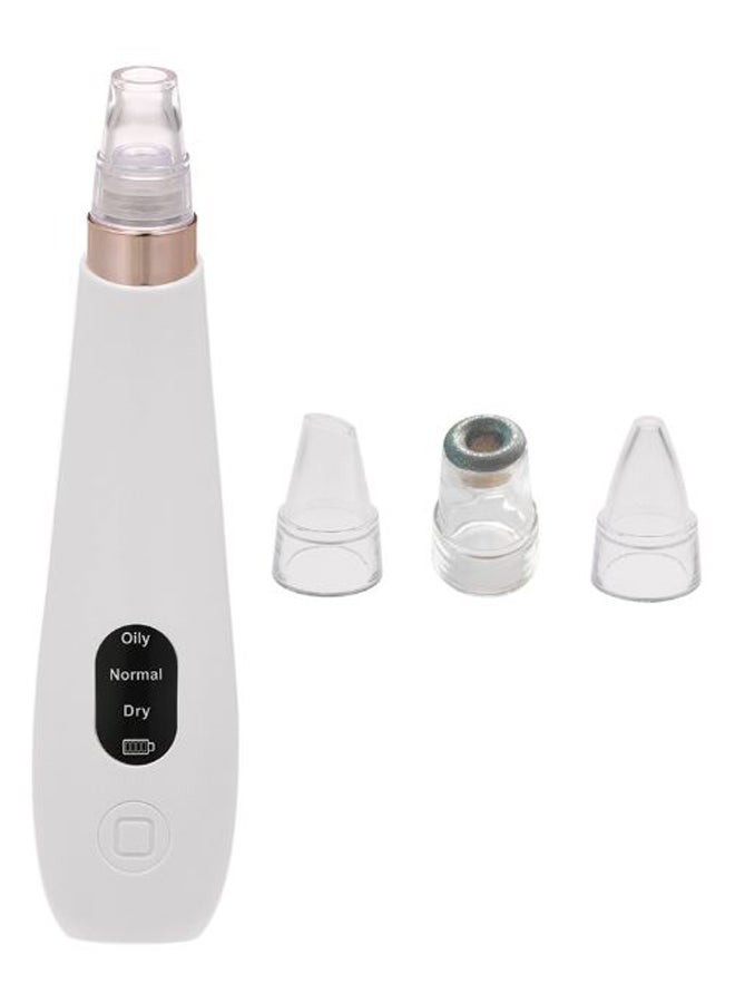 Blackhead Suction Tool With LED Display White