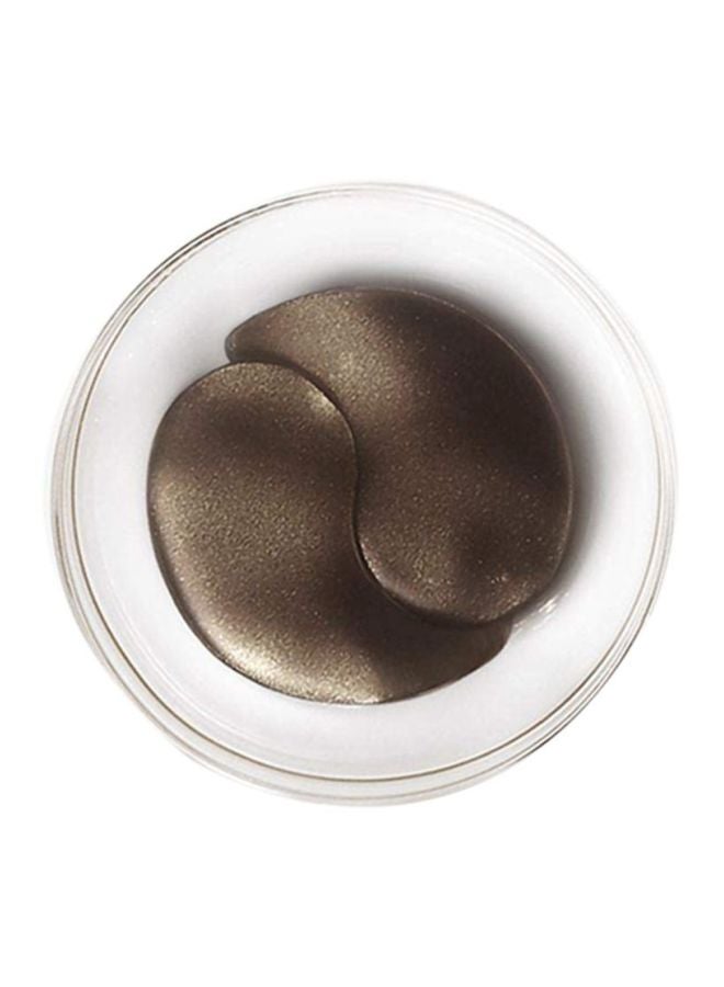 60-Sheet Black Pearl and Gold Hydrogel Eye Patch 1.4grams