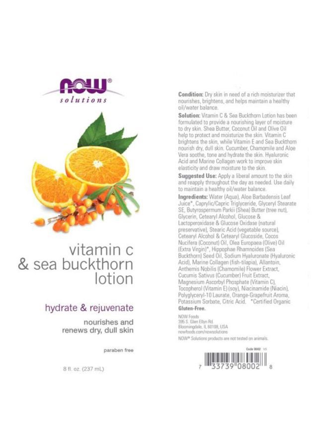 Vitamin C And Sea Buckthorn Body Lotion 237ml