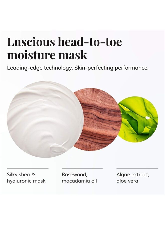 Hyaluronic Shea Mask - Hydrating Cream Mask for Dry & Mature Skin with Shea Butter & Botanical Extracts, Hyaluronic Acid Facial Mask with No Parabens or Sulfates (2 oz / 60 ml)