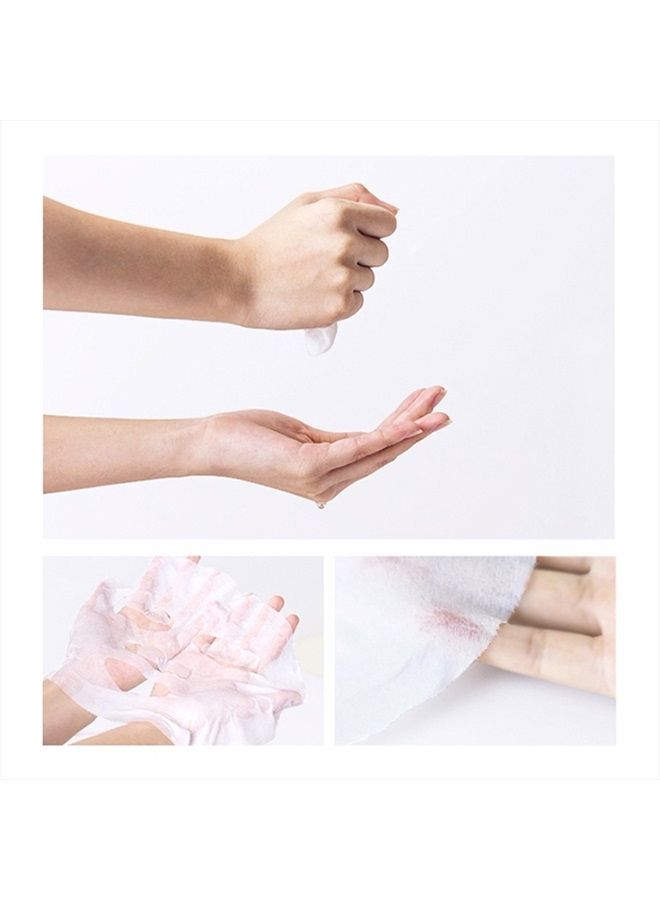 100 pcs Compressed Facial Mask Sheet Beauty DIY Disposable Mask Paper Natural Cotton Skin Care Wrapped Masks Normal Thick，Get a Small Mask Bowl, Mask Brushes and Hair Band Free