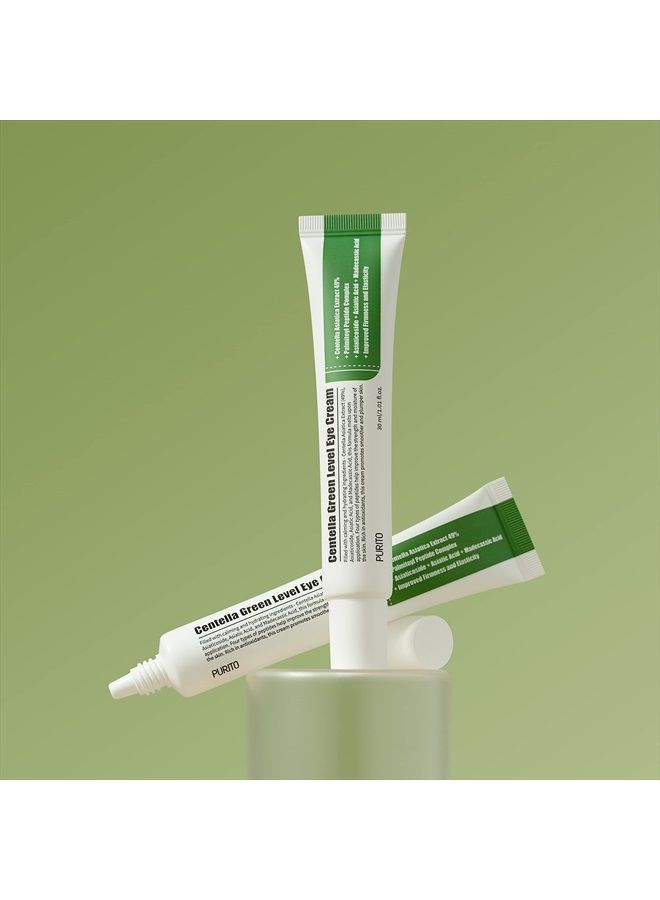 Centella Green Level Eye Cream /1fl.oz/Dark Circles/Around Eyes/Wrinkles/Puffiness that Reduces Eye Bags, Fine Lines