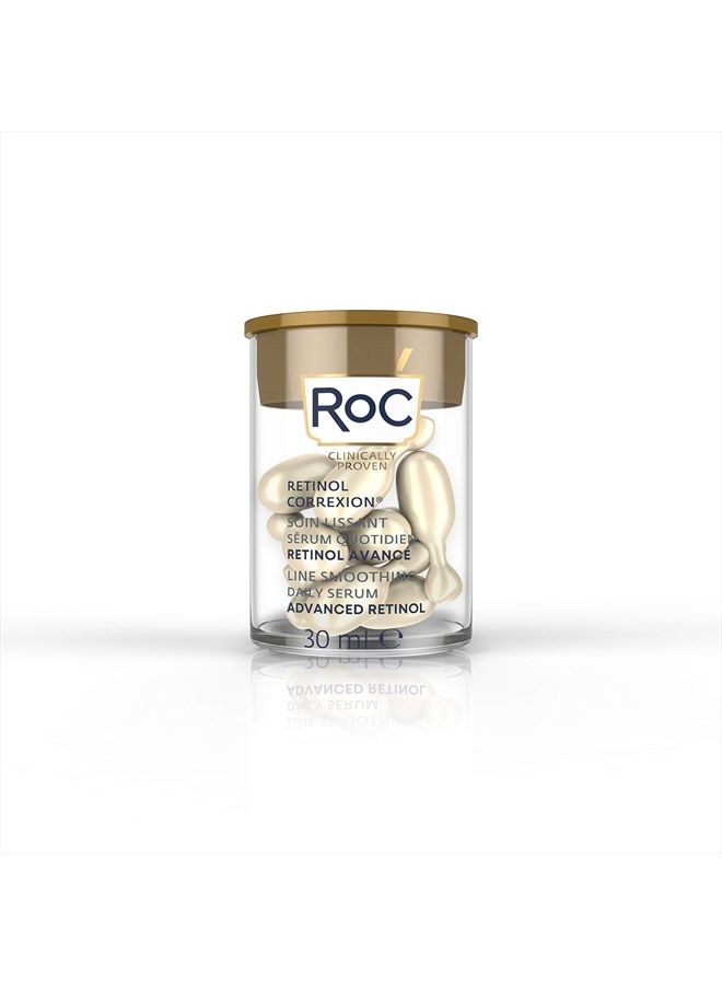 Retinol Correxion Line Smoothing Night Serum Capsules, Daily Anti-Aging Skin Care Treatment for Fine Lines, Dark Spots, Acne Scars, 10 Count