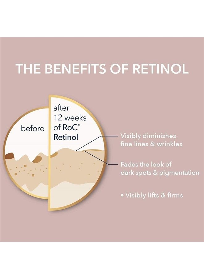 Retinol Correxion Line Smoothing Night Serum Capsules, Daily Anti-Aging Skin Care Treatment for Fine Lines, Dark Spots, Acne Scars, 10 Count