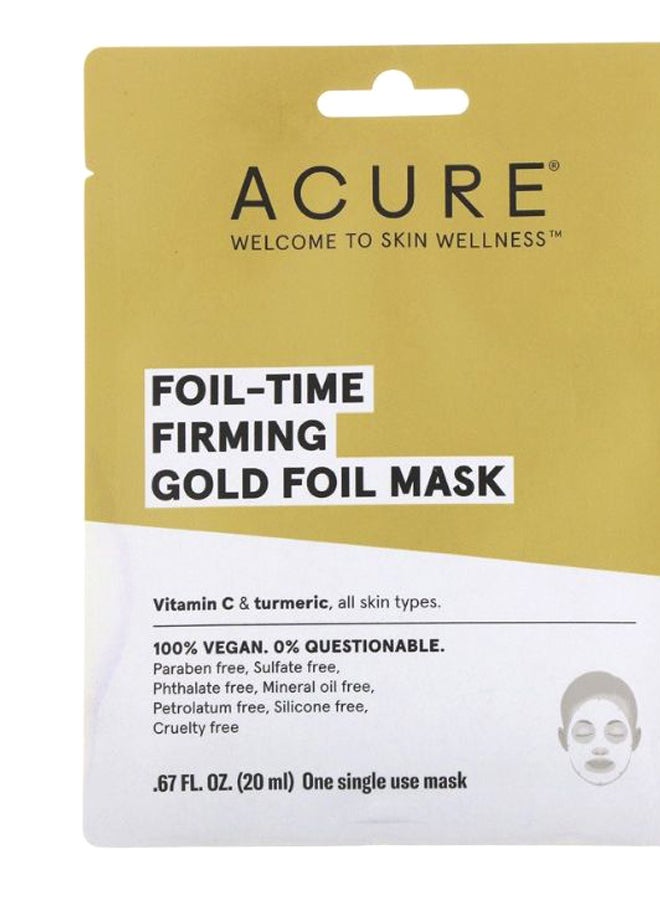 Foil Time Firming Gold Foil Mask Gold 0.67ml
