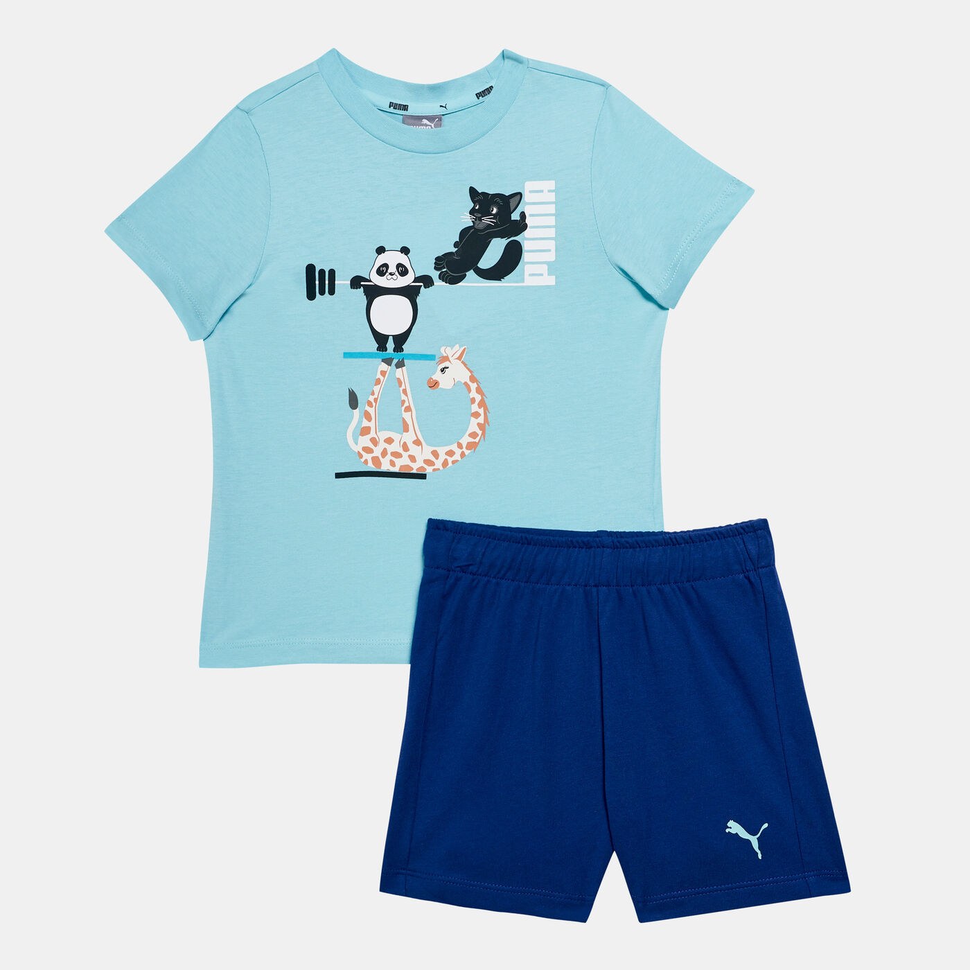 Kids' Paw T-Shirt & Shorts Set