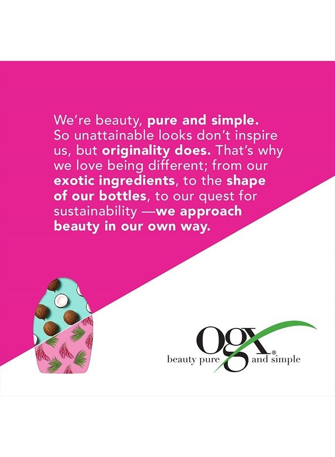 Quenching + Coconut Curls Frizz-Defying Curl Styling Milk, Nourishing Leave-In Hair Treatment with Coconut Oil, Citrus Oil & Honey, Paraben-Free and Sulfated-Surfactants Free, 6 fl oz