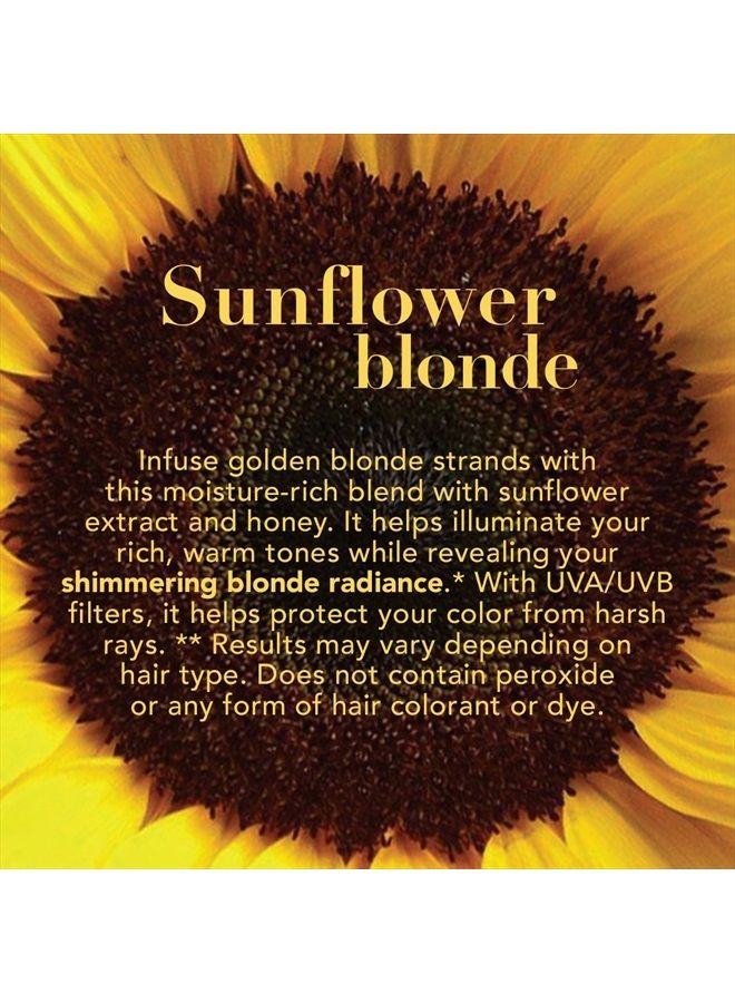 Hydrate & Color Reviving + Sunflower Shimmering Blonde Penetrating Oil with UVA/UVB Sun-Filters, 3.3 Ounce