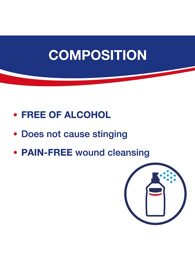 Wound Cleansing Spray Antiseptic Cleansing By Mechanical Irrigation Protects From Infections Easy To Use