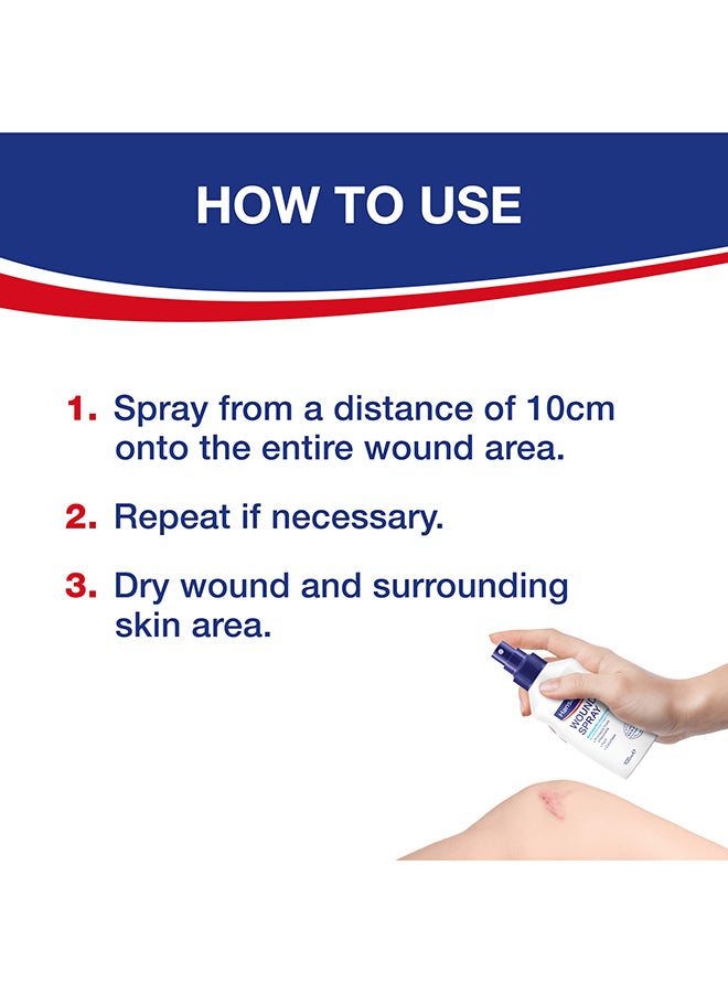 Wound Cleansing Spray Antiseptic Cleansing By Mechanical Irrigation Protects From Infections Easy To Use