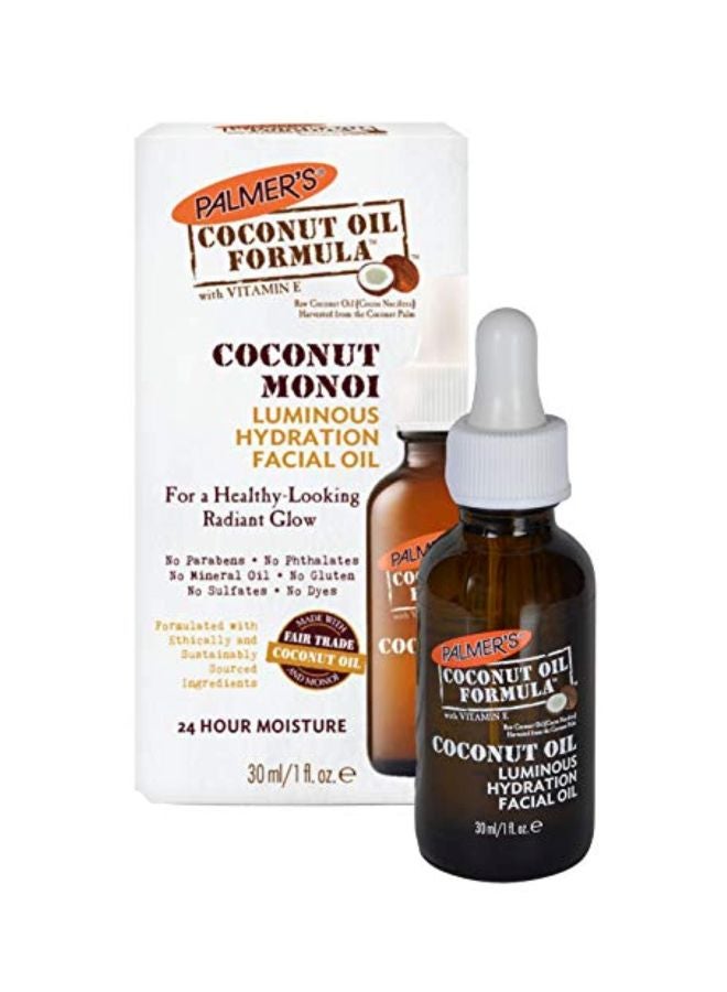 Coconut Monoi Luminous Hydration Facial Oil 30ml