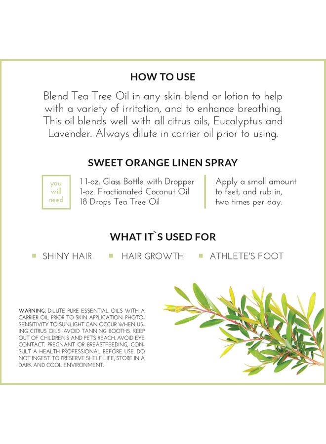 Pure Tea Tree Essential Oil 15ml