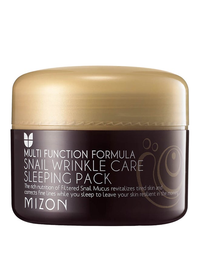 Snail Wrinkle Care Sleeping Pack Mask White 80ml