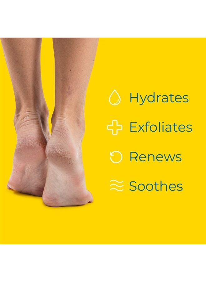 Dry, Flaky Skin Remover Ultra Exfoliating Foot Lotion with Urea for Rough Dry Cracked Feet, Heal and Moisturize for Healthy Looking Feet, Intensive Foot Care, Alpha Hydroxy Acids, 3.5 oz