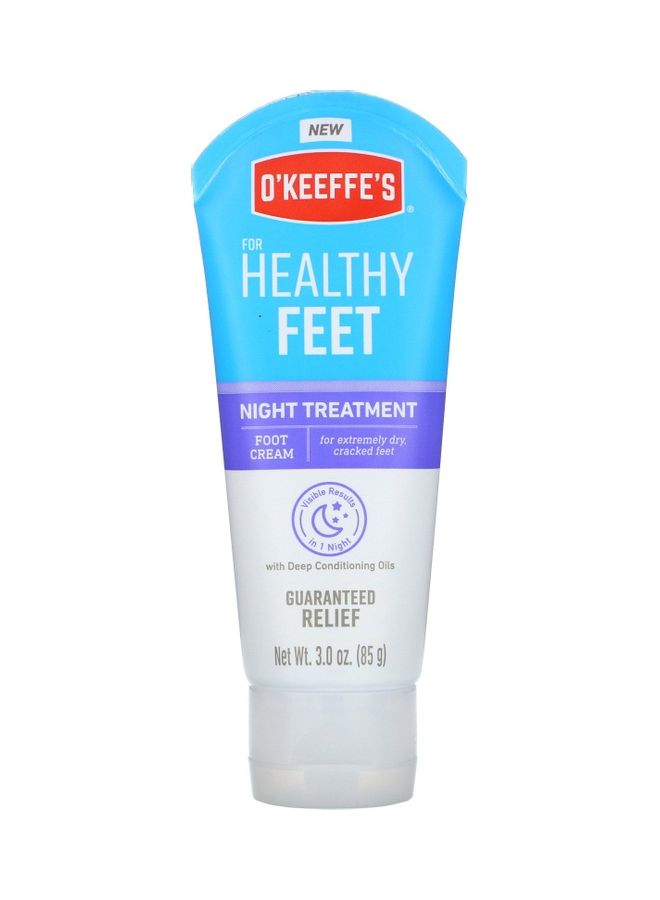 Healthy Feet Night Treatment Foot Cream 3.0 Oz (85 g) Multicolour 85grams