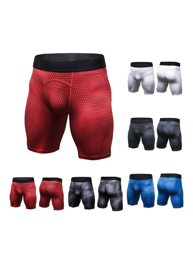 Quick Dry Fitness Shorts White