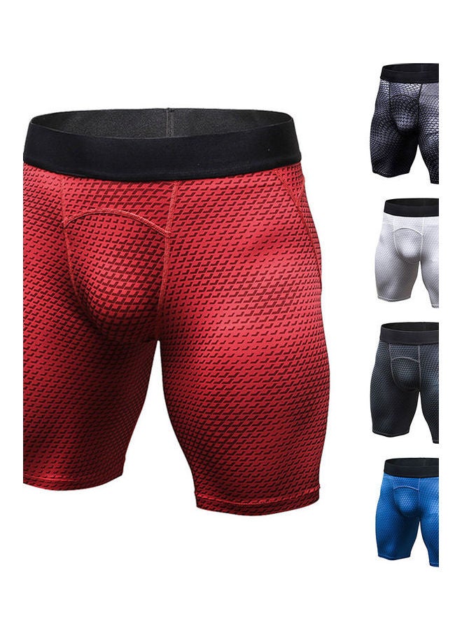 Quick Dry Fitness Shorts White