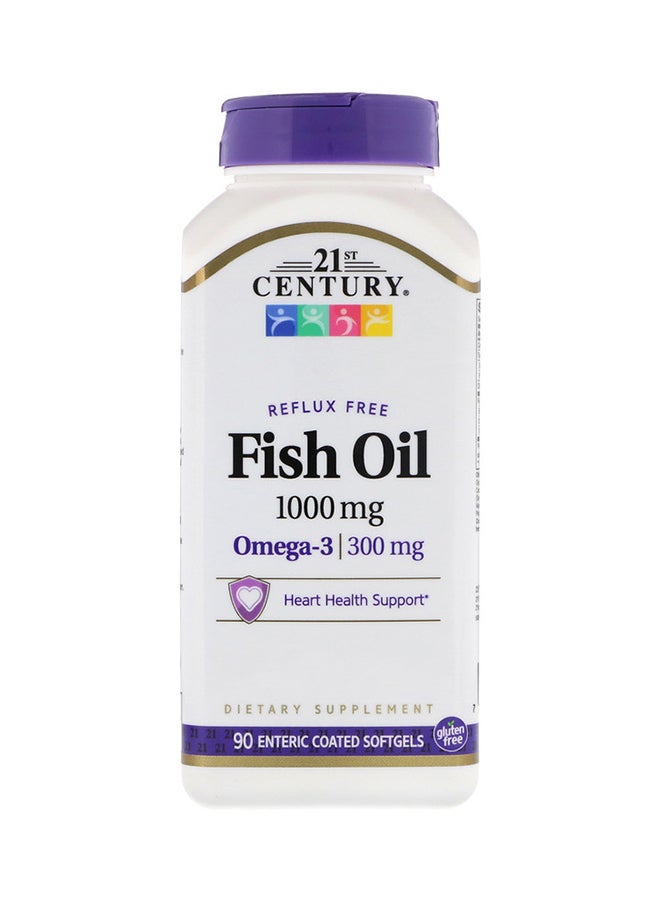 Pack Of 90 Enteric Coated Softgels Fish Oil