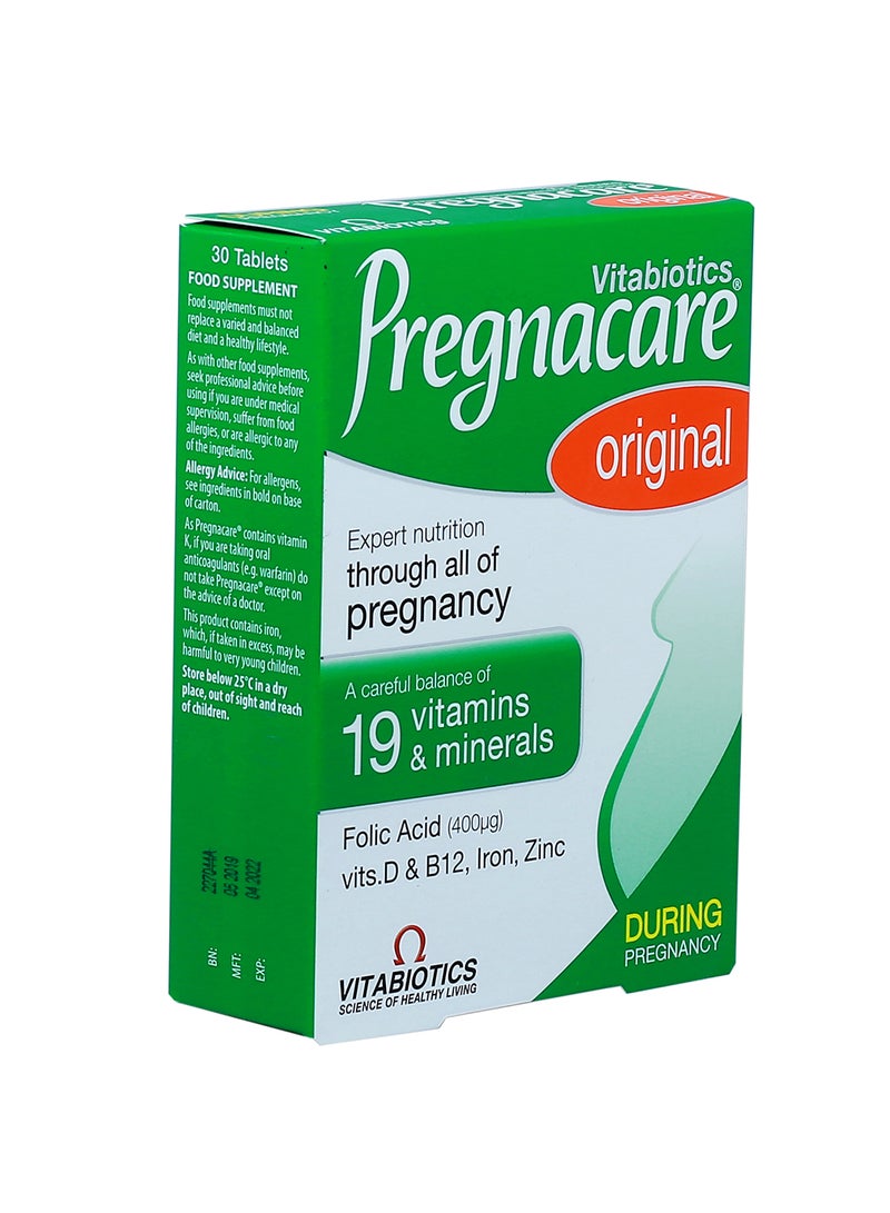 Pregnacare Original 30 Tablets