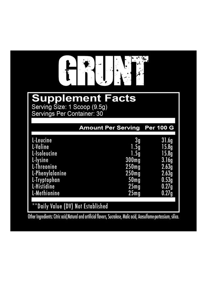 Grunt EAA Dietary Supplement - Blood Orange 30 Servings