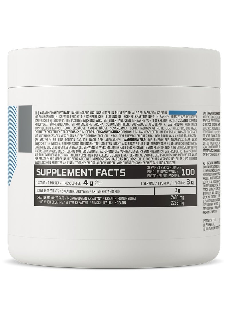 Creatine Monohydrate 300gm Natural Flavor