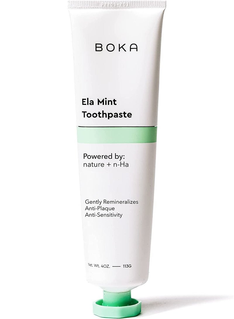 Natural toothpaste fluoride free dentist recommended for kids and adults 4oz