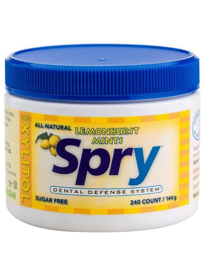 Spry Lemonburst Mints - 240 Count