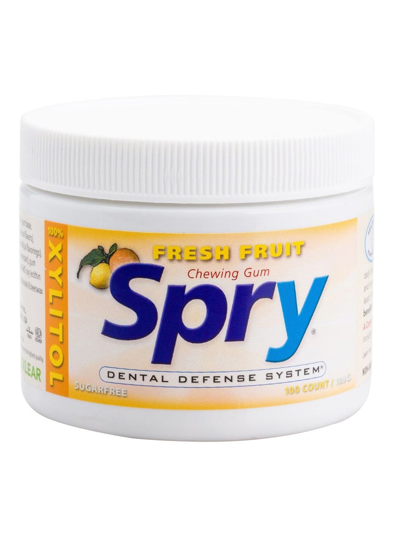 Spry Natural Fruit, Sugar Free, 100 Pieces 108grams