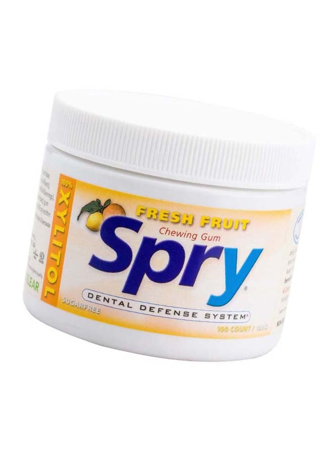 100-Piece Fresh Fruit Flavour Spry Chewing Gum Set 108grams