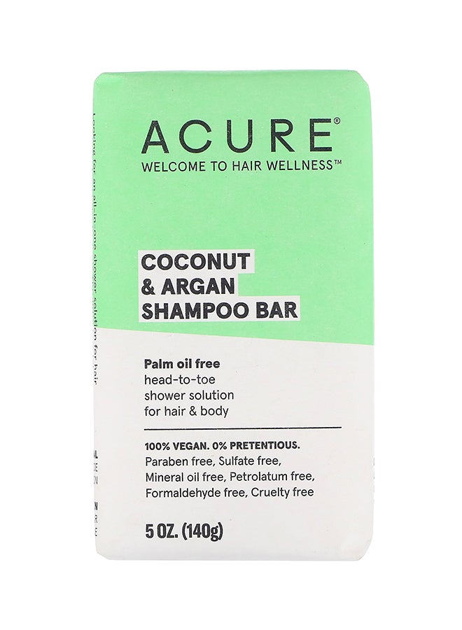 Coconut And Argan Shampoo Bar 140grams