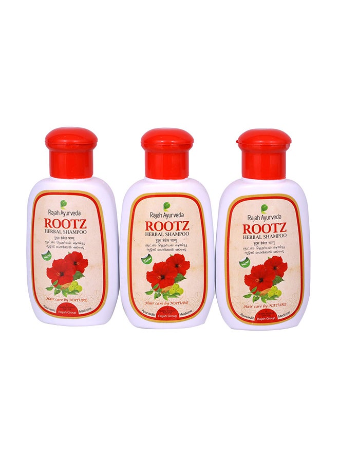 3-Piece Rootz Herbal Shampoo 100ml