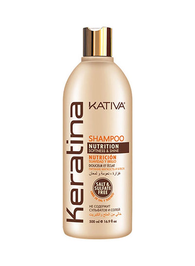 Keratina Soft And Shine Shampoo 500ml