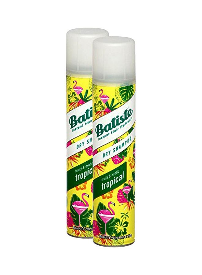 Pack Of 2 Instant Hair Refresh Dry Shampoo - Tropical 2x200ml