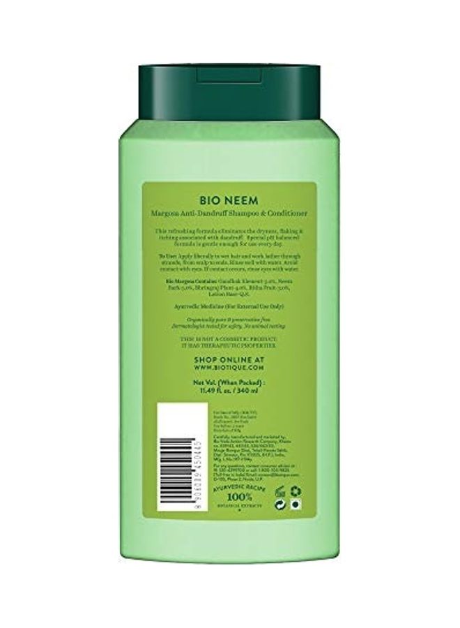 Bio Neem Margosa Anti Dandruff Shampoo And Conditioner Multicolour 340ml