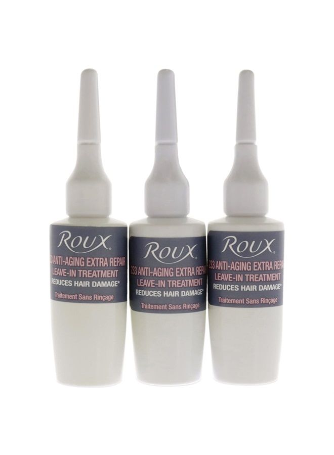 233 Anti-Aging Extra Repair, Leave In Treatment with Strengthening Keratin, 0.5 Fl Oz, 3 Applications