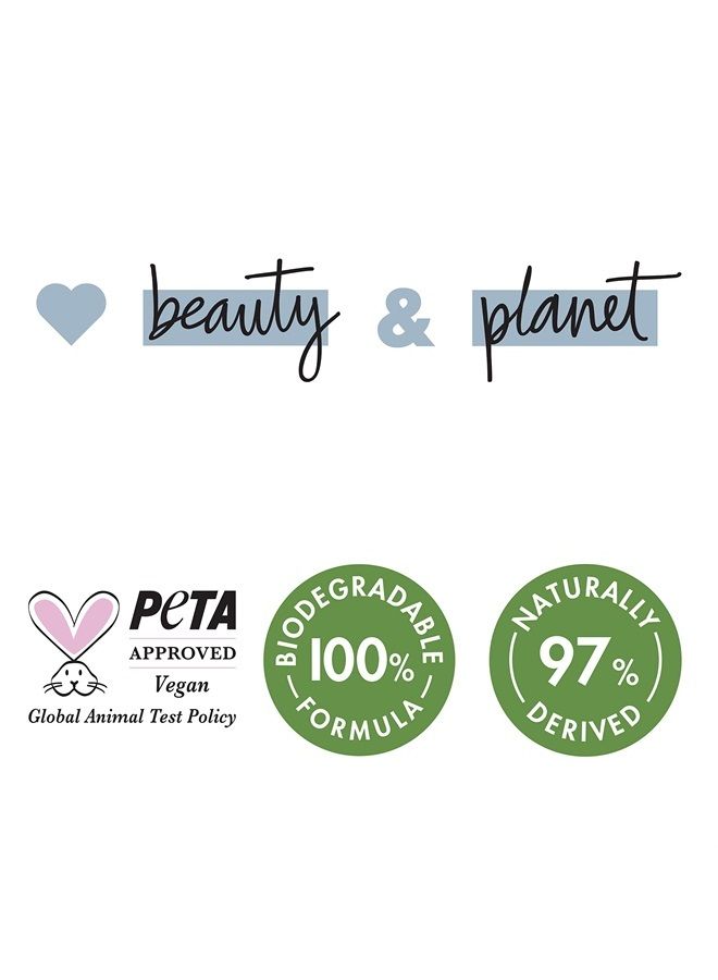 Love Beauty and Planet Volume & Bounty 100% Biodegradable Conditioner For Thin and Fine Hair Care Coconut Water & Mimosa Flower Volumizing Conditioner 0% Silicones, Parabens, and Dyes 13.5 oz