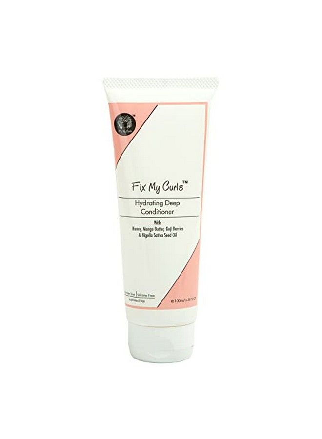 Hydrating Deep Conditioner For Curly And Wavy Hair All Porosity Frizz Control Detangling Cruelty & Silicone Free Cg Friendly Rich With Mango & Shea Butter (100Ml)