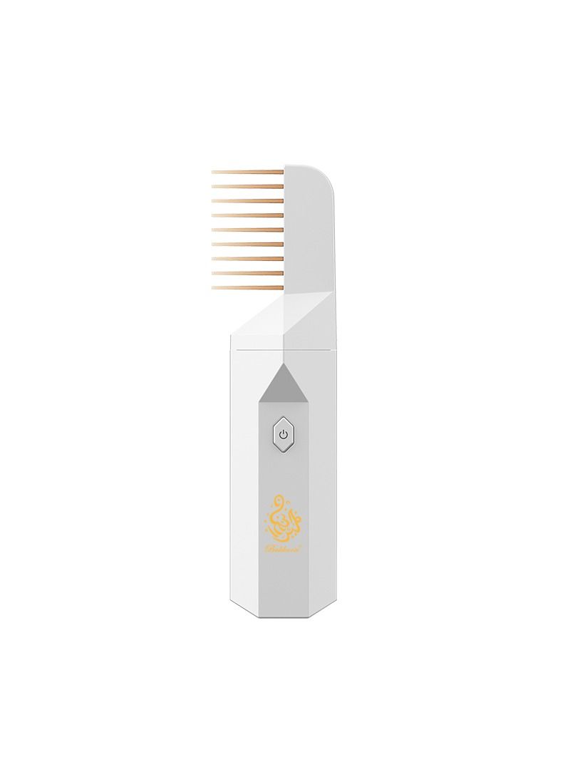 BK26 Smart Rechargeable Handheld Burner With Comb White