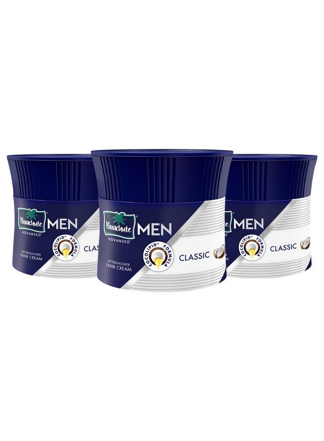 Hair Cream For Men 100Ml (Pack Of 3);Hair Cream After Shower ;Non Sticky Oil Replacement Hair Cream ;Goodness Of Coconut