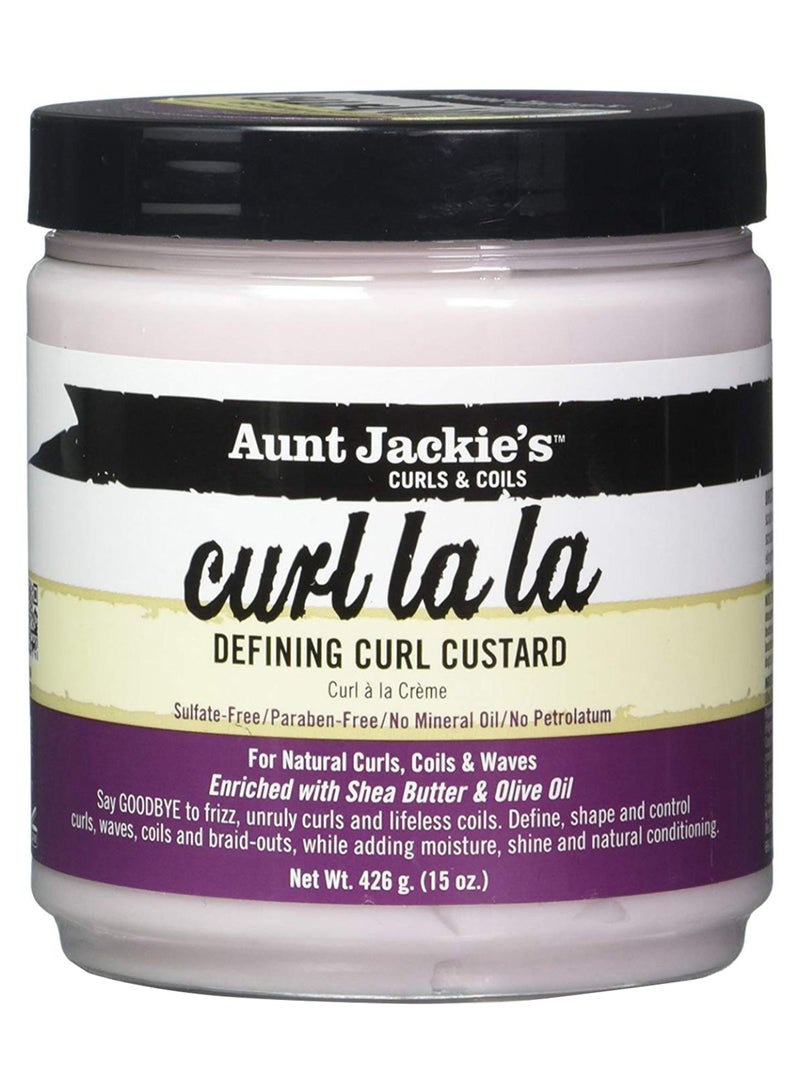 Curl La La Defining Curl Custard Hair Cream Pink