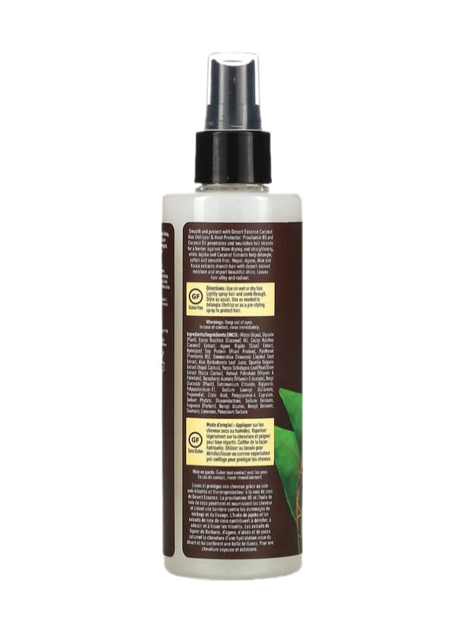 Coconut Hair Defrizzer And Heat Protector Clear
